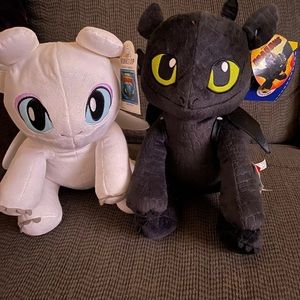 LAST DAY 9/25/23 Toothless and Light Fury Build A Bear